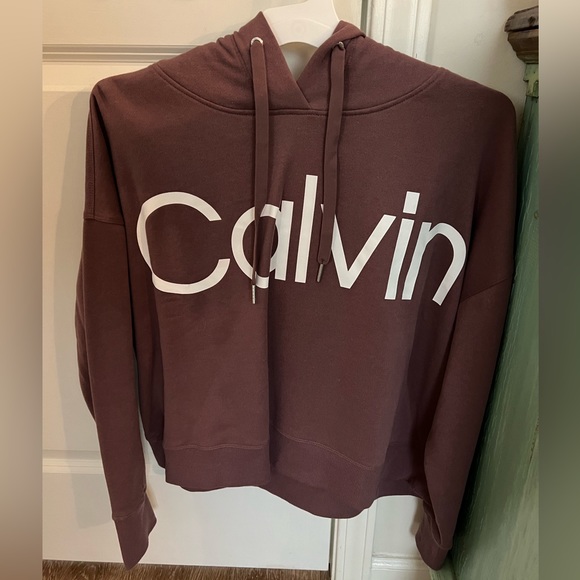 Calvin Klein cropped hoodie - Picture 1 of 2